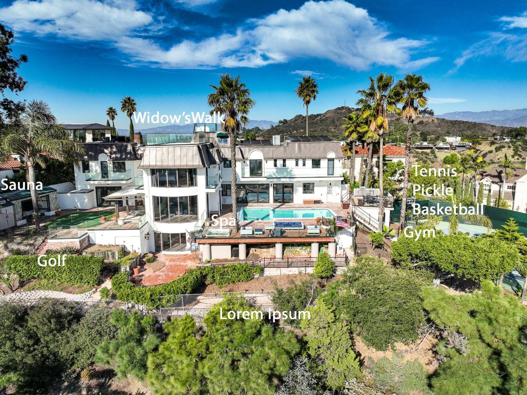 Le Chateau Los Angeles Exteriör bild